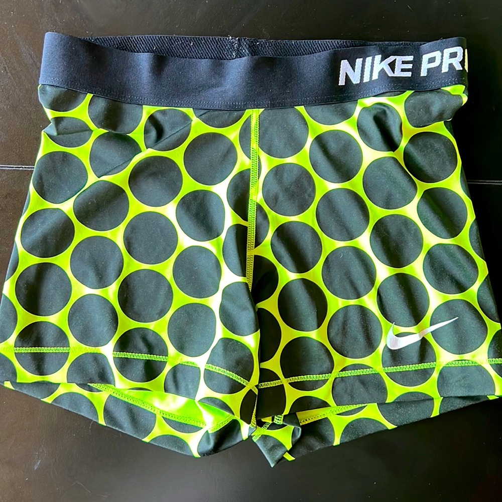 Polka dot Nike Pro Shorts